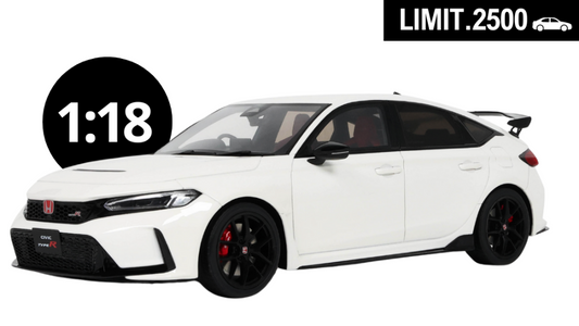 MODELLINO SCALA COMPATIBILE CON HONDA CIVIC TYPE R 2022 CHAMPIONSHIP WHITE 1:18 OTTOMOBILE OT1056