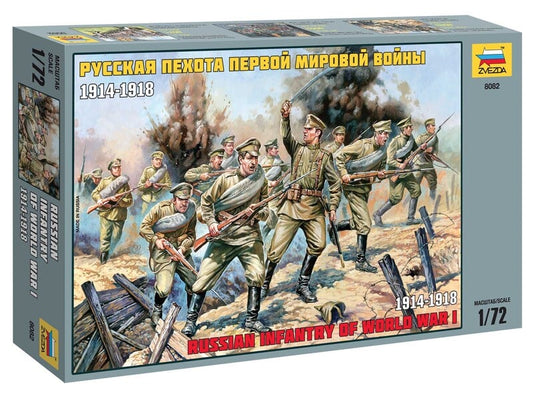 MODELLINO Zvezda FANTERIA RUSSA WWII KIT 1:72 MODEL SCALE Z8082 250506