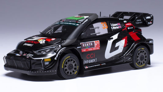 TOYOTA YARIS WRC N.33 SAFARI RALLY KENIA 2024 EVANS-MARTIN 1:43 Scala 1:43 Ixo Model