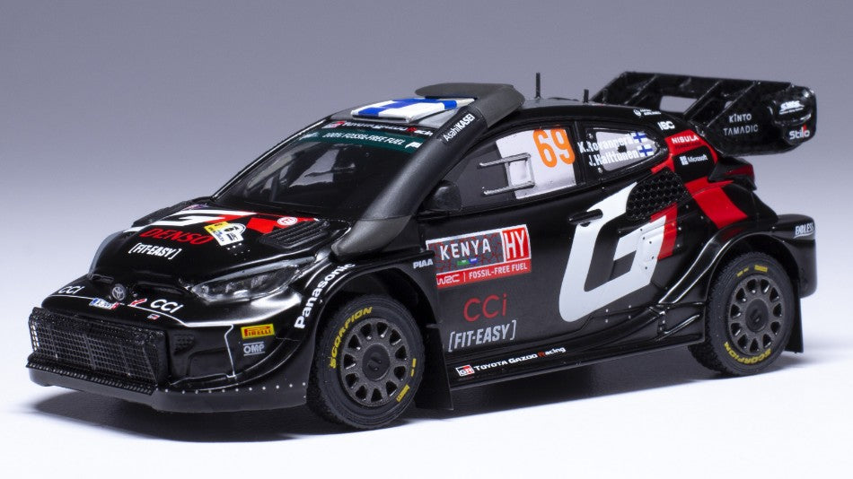 TOYOTA YARIS WRC N.69 SAFARI RALLY KENYA 2024 ROVAMPERA-HALTTUNEN 1:43 Scala 1:43 Ixo Model