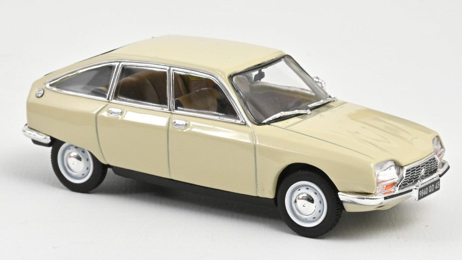 MODELLINO IN SCALA Norev COMPATIBILE CON CITROEN GS 1971 BEIGE ERABLE 1:43 MODEL SCALE NV158224 241217
