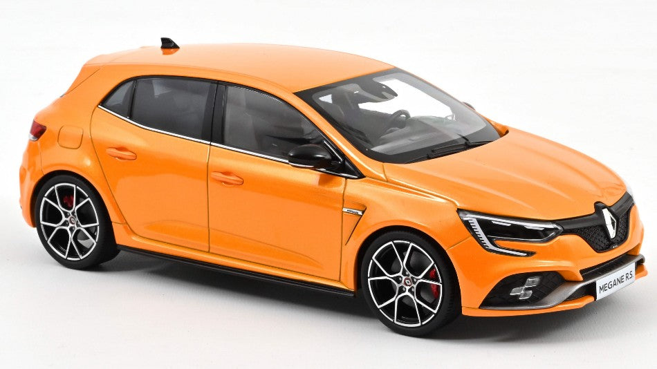 MODELLINO IN SCALA Norev COMPATIBILE CON RENAULT MEGANE R.S. TROPHY 2022 TONIC ORANGE 1:18 MODEL SCALE NV185399 241217