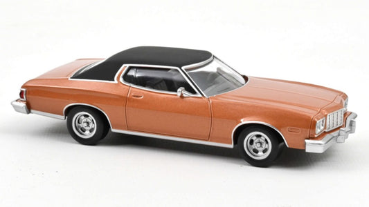 MODELLINO Norev FORD GRAN TORINO 1974 CHESTNUT BROWN JET CAR 1:43 MODEL SCALE NV270587 250506