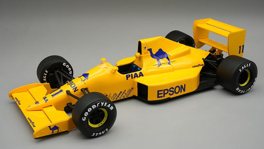 LOTUS 101 N.11 BRITISH GP 1989 N.PIQUET C/VETRINA 1:18 Scala 1:18 Tecnomodel