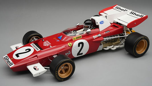 FERRARI 312 B2 N.2 ZANDVOORT GP 1971 J.ICKX C/VETRINA Scala 1:18 Tecnomodel