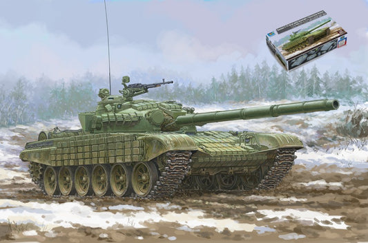 CARRO SOVIET T-72 URAL W/KONTAKT-1 REAKTIVE ARMO KIT 1:35 Scala 1:35 Trumpeter