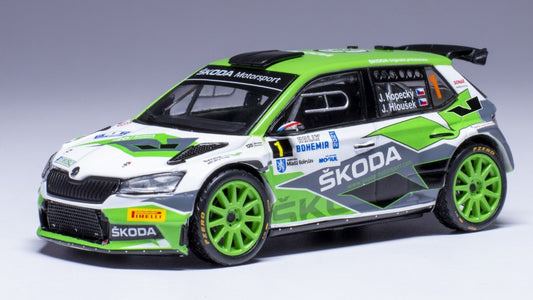 MODELLINO Ixo Model SKODA FABIA RALLY2 E N.1 RALLY BOHEMIA 2021 KOPECKY-HLOUSEK 1:43 MODEL SCALE RAM934 250506