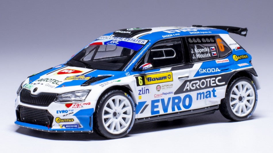 MODELLINO Ixo Model SKODA FABIA RALLY2 E N.6 BARUM RALLY 2021 KOPECKY-HLOUSEK 1:43 MODEL SCALE RAM935 250506