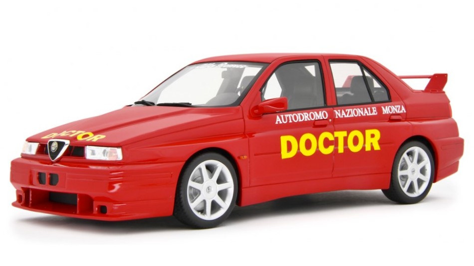 ALFA ROMEO 155 GTA STRADALE "DOCTOR CAR" GP F1 MONZA 1994 1:18 Scala 1:18 Laudo Racing