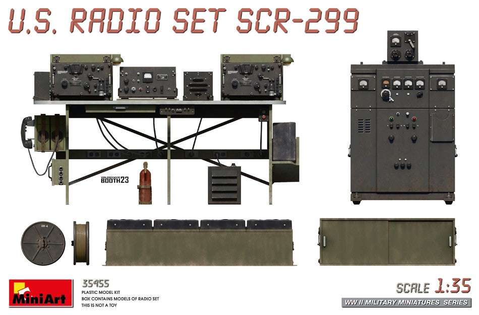 U.S.RADIO SET SCR-299 KIT 1:35 Scala 1:35 Miniart