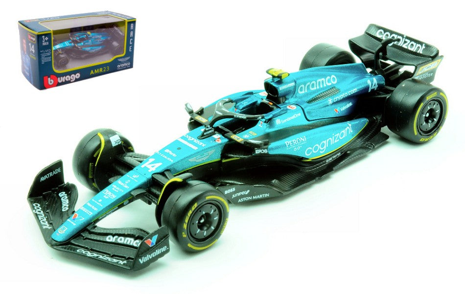 ASTON MARTIN AMR 23 N.14 FERNANDO ALONSO 2023 1:43 Scala 1:43 Burago