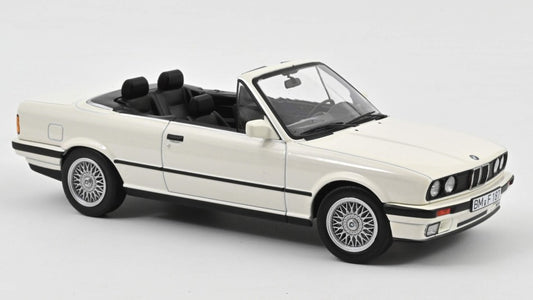 MODELLINO IN SCALA Norev COMPATIBILE CON BMW 325i CABRIOLET 1991 ALPINE WHITE 1:18 MODEL SCALE NV183213 241217