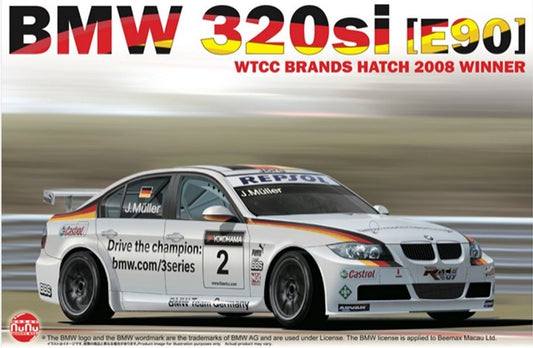 MODELLINO Beemax BMW 320 E90i WTCC WINNER BRANDS HATCH 2008 KIT 1:24 MODEL SCALE BMX24037 250506