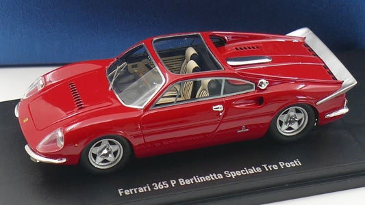 MODELLINO IN SCALA Autocult COMPATIBILE CON FERRARI 365P 3 POSTI 1966 RED "MASTERPIECE"1:43 MODEL SCALE ATC90287 241217