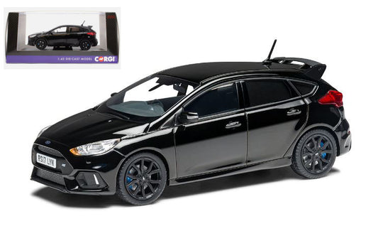 MODELLINO Vanguards FORD FOCUS Mk3 RS SHADOW BLACK 1:43 MODEL SCALE VA15305 250506