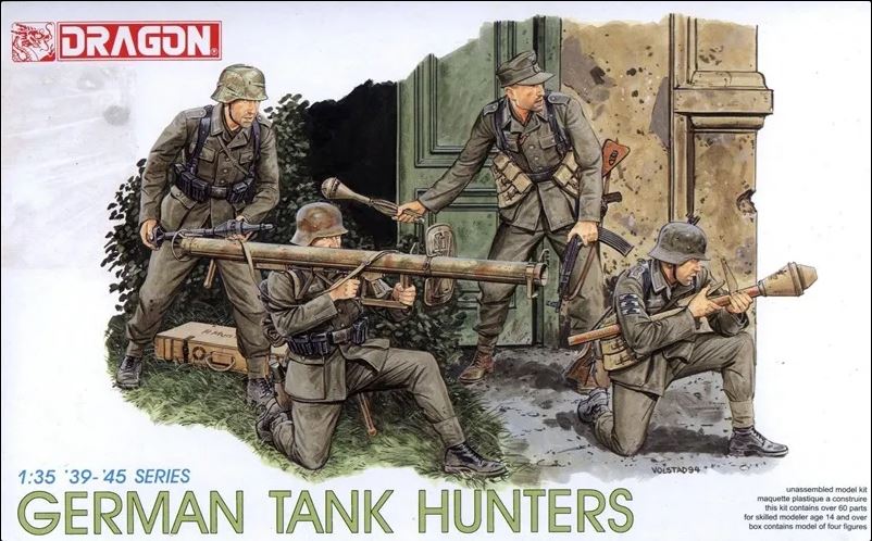 MODELLINO Dragon GERMAN TANK HUNTERS KIT 1:35 MODEL SCALE D6034 250506