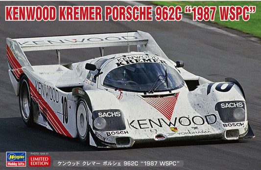 MODELLINO Hasegawa KENWOOD KREMER PORSCHE 962C 1987 KIT 1:24 MODEL SCALE HA20698 250506