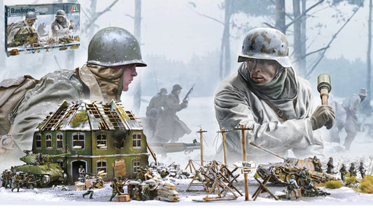 MODELLINO Italeri BASTOGNE SIEGE 80 YEARS MDF EDITION KIT 1:72 MODEL SCALE IT6186 250506