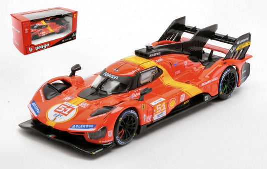 MODELLINO Burago FERRARI 499P N.51 WINNER 24H LE MANS 2023 CALADO-GIOVINAZZI-P.GUIDI 1:43 MODEL SCALE BU36322 250506