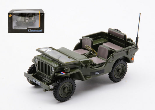 MODELLINO Cararama 1/4 TON MILITARY VEHICLE NL 1955 OPEN TOP 1:43 MODEL SCALE CA90148 250506