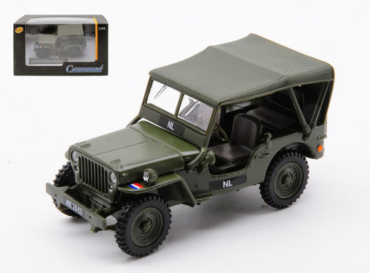 MODELLINO Cararama 1/4 TON MILITARY VEHICLE NL 1955 CLOSED TOP 1:43 MODEL SCALE CA91852 250506