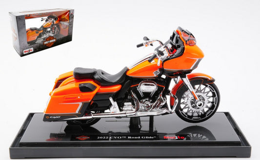 MODELLINO Maisto HARLEY DAVIDSON CVO ROAD GLIDE 2022 ORANGE 1:18 MODEL SCALE MI23106 250506