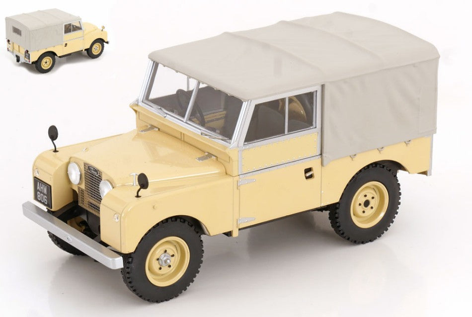 MODELLINO ModelCarGroup LAND ROVER SEIRES I 1957 BEIGE 1:18 MODEL SCALE MCG18368 250506