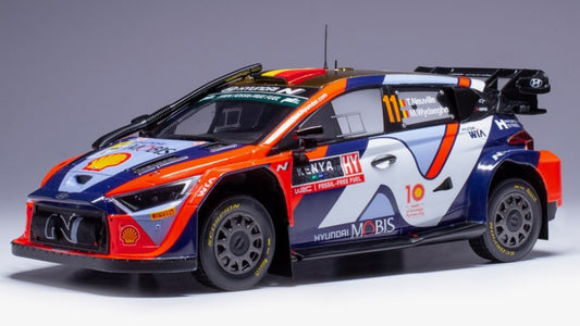 HYUNDAI i20 N WRC N.11 SAFARI RALLY KENYA 2024 NEUVILLE-WYDAEGHE 1:18
 Scala 1:18 Ixo Model