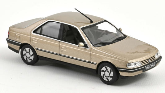 MODELLINO IN SCALA Norev COMPATIBILE CON PEUGEOT 405 SRi 1991 MAIFAIR BEIGE METALLIC 1:43 MODEL SCALE NV474514 241220