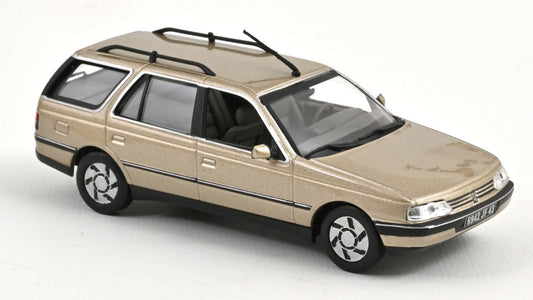 MODELLINO IN SCALA Norev COMPATIBILE CON PEUGEOT 405 BREAK 1991 MAYFAIR BEIGE METALLIC 1:43 MODEL SCALE NV474557 241220