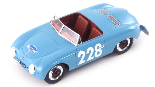 MODELLINO Autocult DENZEL WD 1300 SUPER "RALLY DES ALPES 1954" BLUE 1:43 MODEL SCALE ATC07033 250506