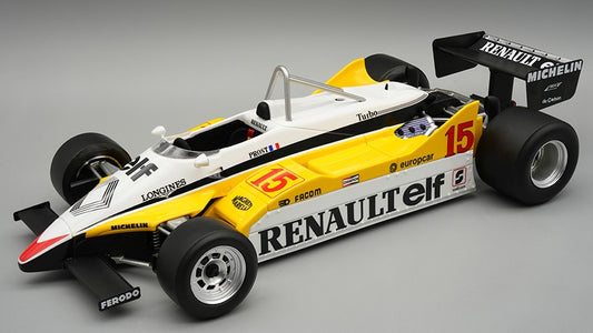 RENAULT RE30B WINN.BRAZILIAN GP 1982 PROST C/VETRINA 1:18 Scala 1:18 Tecnomodel