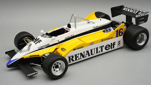 RENAULT RE30B WINN.ITALY GP 1982 ARNOUX C/VETRINA 1:18 Scala 1:18 Tecnomodel