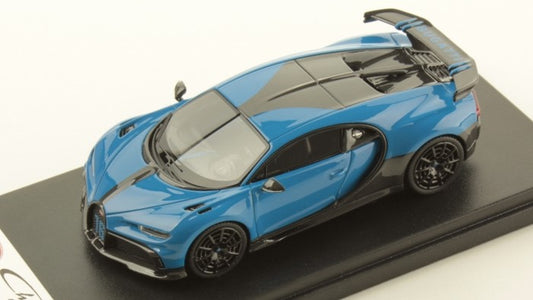 MODELLINO IN SCALA Looksmart COMPATIBILE CON BUGATTI CHIRON PUR SPORT AGILE BLUE 1:43 MODEL SCALE LS520A 241217