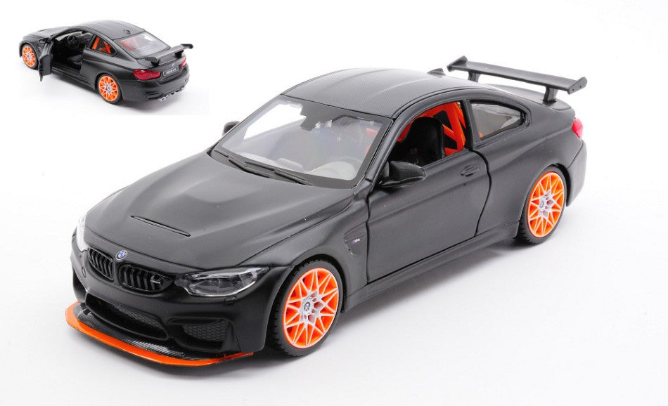 MODELLINO Maisto BMW M4 GTS MATTE BLACK SERIES 1:24 MODEL SCALE MI31246M 250506