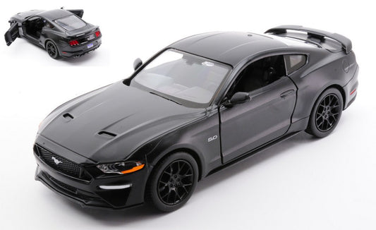 MODELLINO IN SCALA MotorMax COMPATIBILE CON FORD MUSTANG GT 2018 BLACK 1:24 MODEL SCALE MTM79352BK 241217