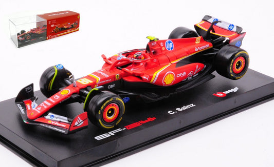 FERRARI SF-24 N.55 F1 2024 CARLOS SAINZ SIGNATURE 1:43 Scala 1:43 Burago