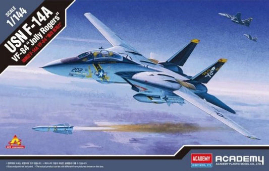USN F-14A VF-84 JOLLY ROGERS KIT 1:144 Scale Varie Academy