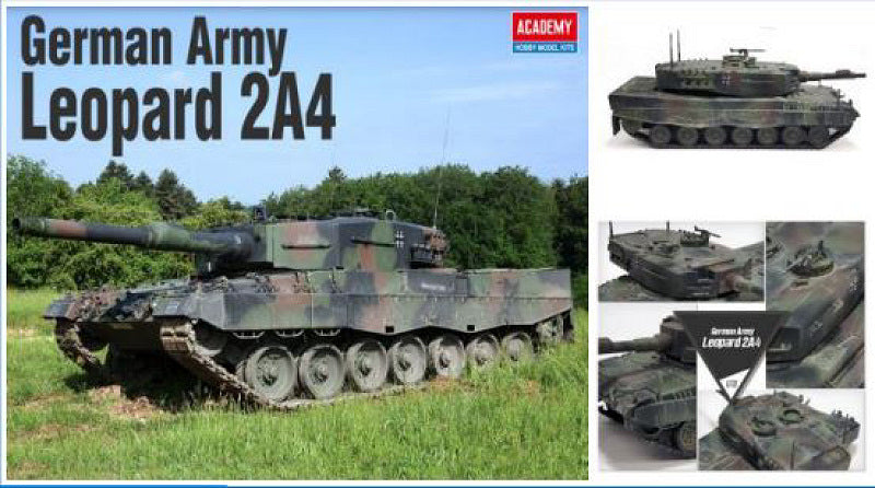 MODELLINO Academy GERMAN ARMY LEOPARD 2A4 KIT 1:72 MODEL SCALE ACD13428 250506