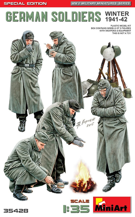 MODELLINO Miniart GERMAN SOLDIERS WINTER 1941-42 KIT 1:35 MODEL SCALE MIN35428 250506