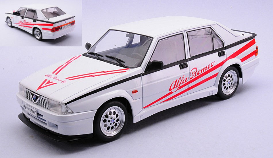 MODELLINO ModelCarGroup ALFA ROMEO 75 TURBO EVOLUZIONE 1987 WHITE 1:18 MODEL SCALE MCG18430 250506