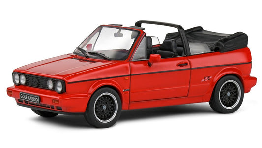 MODELLINO IN SCALA Solido COMPATIBILE CON VOLKSWAGEN GOLF MKI SPORTLINE CABRIOLET 1992 RED 1:43 MODEL SCALE SL4315801 241217