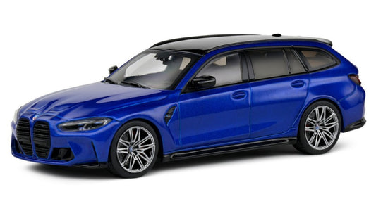 MODELLINO IN SCALA Solido COMPATIBILE CON BMW 3-SERIES M3 TOURING SW STATION WAGON 2023 BLUE 1:43 MODEL SCALE SL4315402 241217