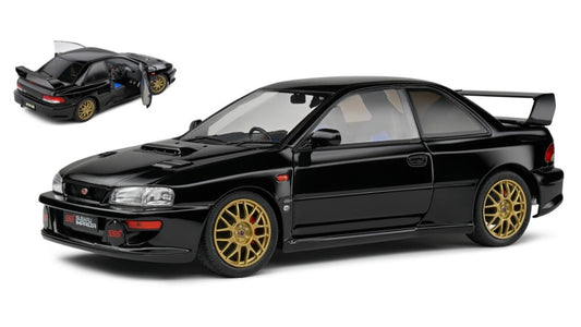 MODELLINO IN SCALA Solido COMPATIBILE CON SUBARU IMPREZA WRC 22B 1998 BLACK 1:18 MODEL SCALE SL1807406 241217