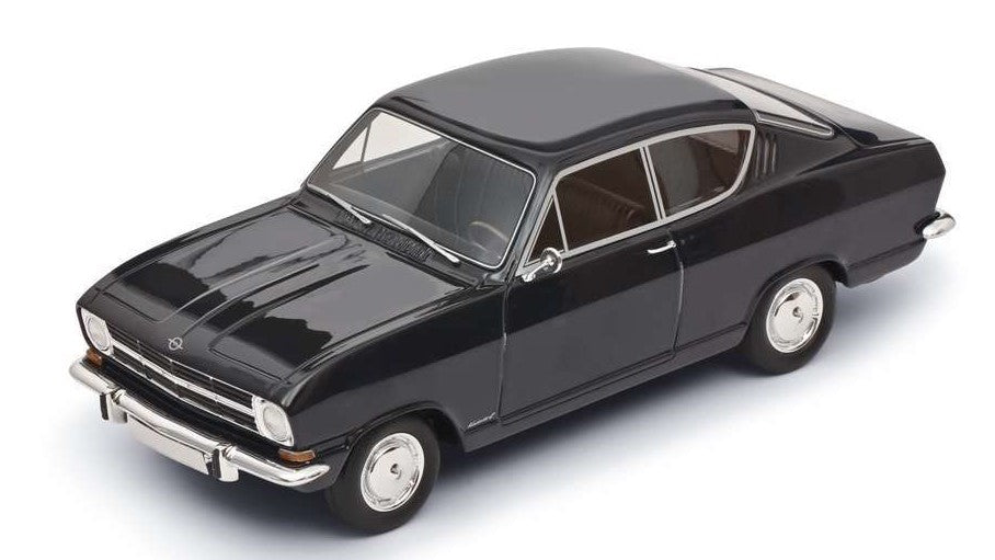 MODELLINO IN SCALA Schuco COMPATIBILE CON OPEL KADETT B COUPE 1966 BLACK RESIN 1:18 MODEL SCALE SH450058800 241217