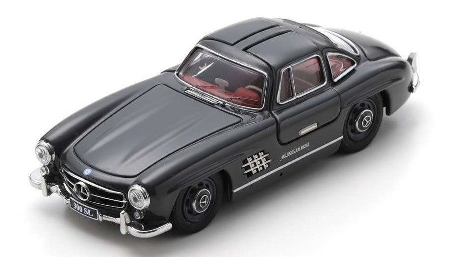 MODELLINO IN SCALA Schuco COMPATIBILE CON MERCEDES 300 SL GREY DIE CAST 1:43 MODEL SCALE SH450723900 241217