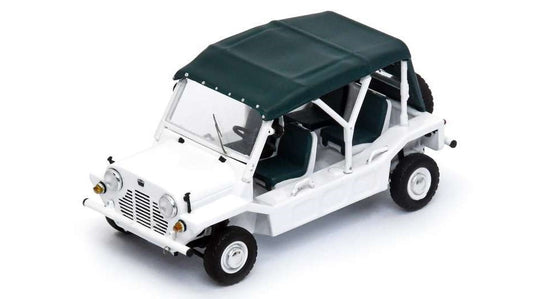MODELLINO IN SCALA Schuco COMPATIBILE CON MINI MOKE 1964 WHITE 1:43 MODEL SCALE SH450921700 241217
