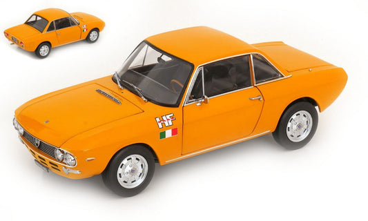 MODELLINO IN SCALA Norev COMPATIBILE CON LANCIA FULVIA 1600 HF LUSSO 1971 ORANGE LIMITED EDITION 1:18 MODEL SCALE NV187981 241220