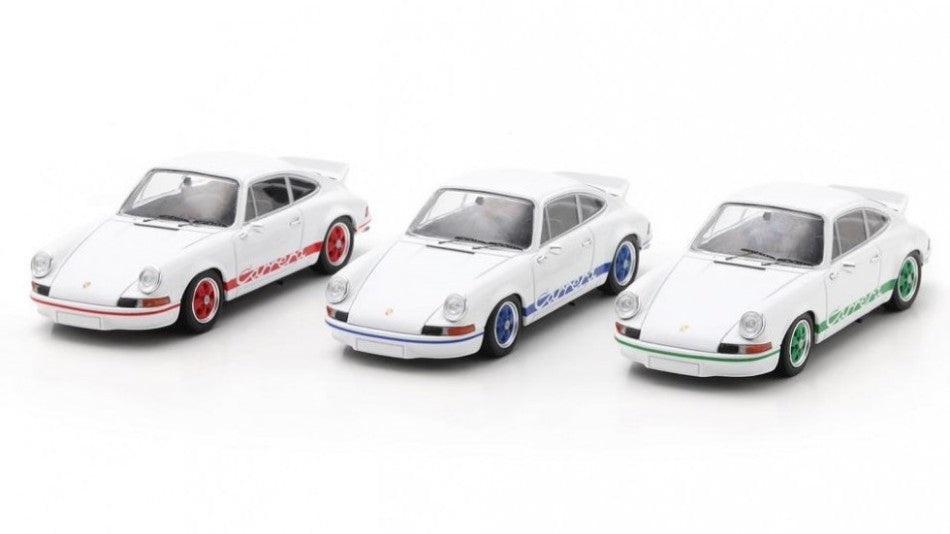 MODELLINO Schuco PORSCHE 911 CARRERA 2.7 RS II LIGHTWEIGHT SET "50 YEARS" 1:43 MODEL SCALE SH450725700 250506