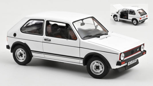 MODELLINO IN SCALA Norev COMPATIBILE CON VW GOLF GTI 1976 ALPINE WHITE 1:18 REPROD.2024 MODEL SCALE NV188484R 241220